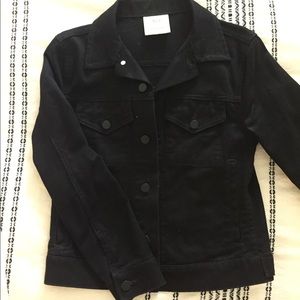 American Apparel Black Denim Jacket